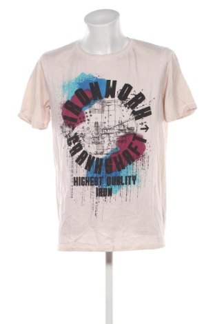 Męski T-shirt Nkd, Rozmiar L, Kolor Beżowy, Cena 51,99 zł