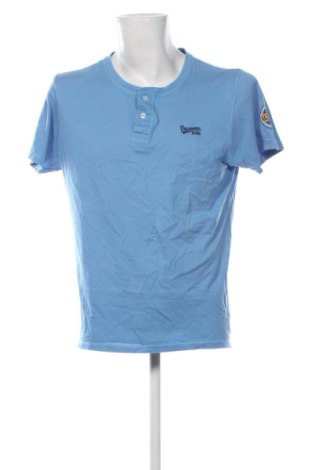 Tricou de bărbați Oklahoma Jeans, Mărime L, Culoare Albastru, Preț 50,99 Lei