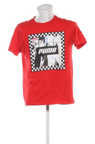 Męski T-shirt PUMA, Rozmiar L, Kolor Czerwony, Cena 81,99 zł