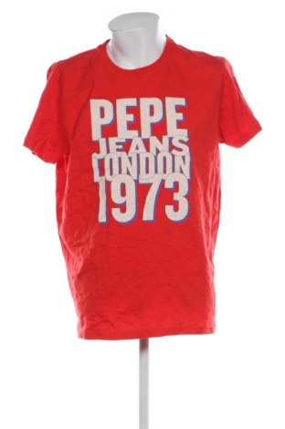 Ανδρικό t-shirt Pepe Jeans, Μέγεθος XXL, Χρώμα Κόκκινο, Τιμή 18,99 €