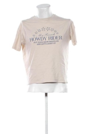 Férfi póló Pull&Bear, Méret M, Szín Bézs, Ár 4 042 Ft