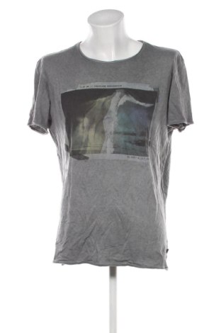 Tricou de bărbați Q/S by S.Oliver, Mărime XXL, Culoare Gri, Preț 47,99 Lei