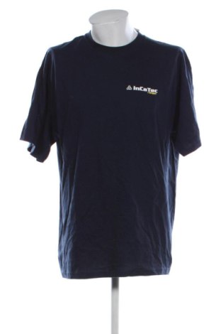Ανδρικό t-shirt Russell, Μέγεθος XXL, Χρώμα Μπλέ, Τιμή 9,99 €