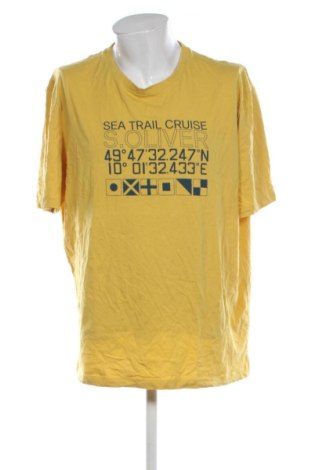 Ανδρικό t-shirt S.Oliver, Μέγεθος 3XL, Χρώμα Κίτρινο, Τιμή 9,99 €