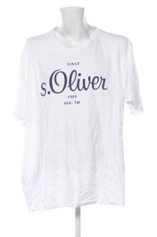 Męski T-shirt S.Oliver, Rozmiar 5XL, Kolor Biały, Cena 40,99 zł