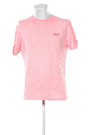 Ανδρικό t-shirt Superdry, Μέγεθος XL, Χρώμα Ρόζ , Τιμή 16,99 €