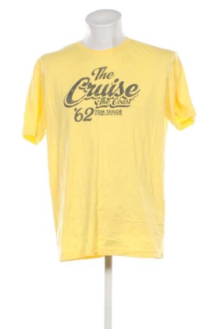 Tricou de bărbați Tom Tailor, Mărime XXL, Culoare Galben, Preț 41,71 Lei