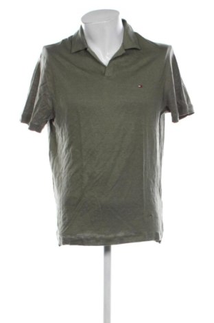 Męski T-shirt Tommy Hilfiger, Rozmiar L, Kolor Zielony, Cena 539,99 zł