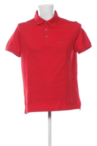 Męski T-shirt Tommy Hilfiger, Rozmiar XL, Kolor Czerwony, Cena 359,99 zł