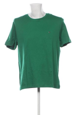 Мъжка тениска Tommy Hilfiger, Размер XL, Цвят Зелен, Цена 34,25 €, #135825254