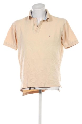 Tricou de bărbați Tommy Hilfiger, Mărime L, Culoare Bej, Preț 157,99 Lei