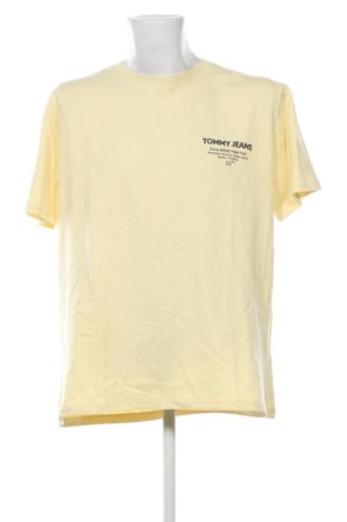 Ανδρικό t-shirt Tommy Jeans, Μέγεθος XXL, Χρώμα Κίτρινο, Τιμή 35,99 €
