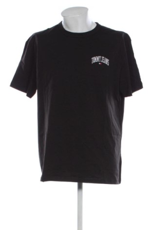 Męski T-shirt Tommy Jeans, Rozmiar XL, Kolor Czarny, Cena 180,99 zł