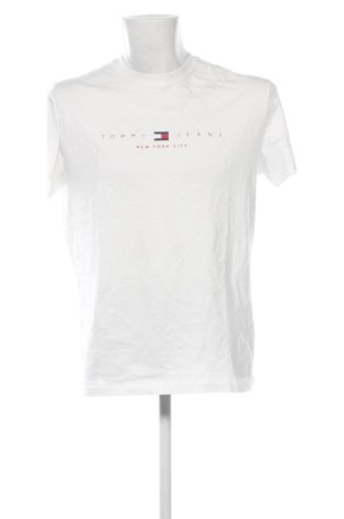 Herren Shirt Tommy Jeans, Größe M, Farbe Weiß, Preis 37,99 €