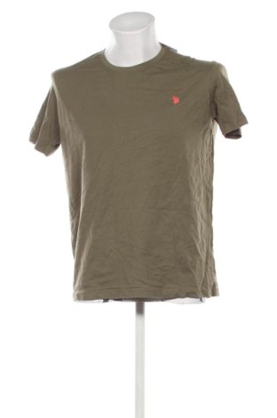 Ανδρικό t-shirt U.S. Polo Assn., Μέγεθος L, Χρώμα Πράσινο, Τιμή 16,99 €