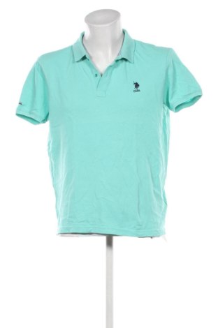 Ανδρικό t-shirt U.S. Polo Assn., Μέγεθος XL, Χρώμα Πράσινο, Τιμή 20,99 €