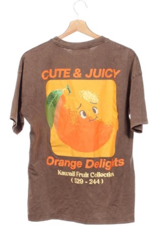 Męski T-shirt Pull&Bear, Rozmiar XS, Kolor Brązowy, Cena 83,99 zł