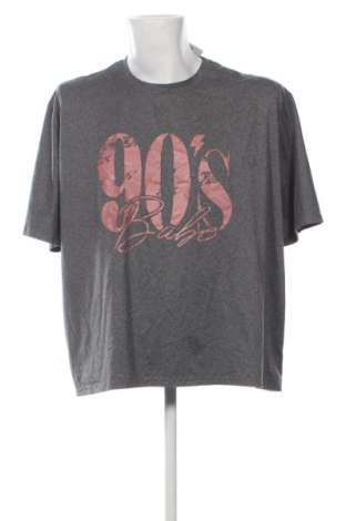 Ανδρικό t-shirt Unbranded, Μέγεθος 4XL, Χρώμα Γκρί, Τιμή 9,99 €