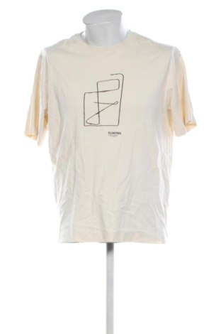Ανδρικό t-shirt Zara, Μέγεθος XL, Χρώμα Εκρού, Τιμή 8,00 €