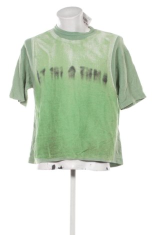 Męski T-shirt Zara, Rozmiar M, Kolor Zielony, Cena 44,99 zł