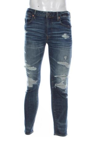 Męskie jeansy American Eagle, Rozmiar M, Kolor Niebieski, Cena 133,96 zł