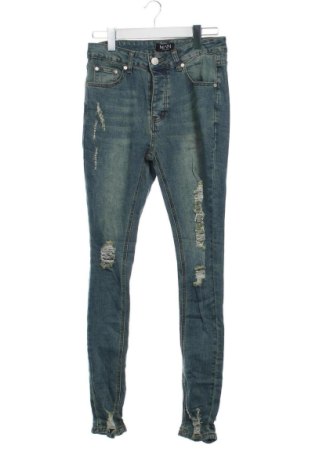 Męskie jeansy Boohoo, Rozmiar S, Kolor Niebieski, Cena 65,99 zł