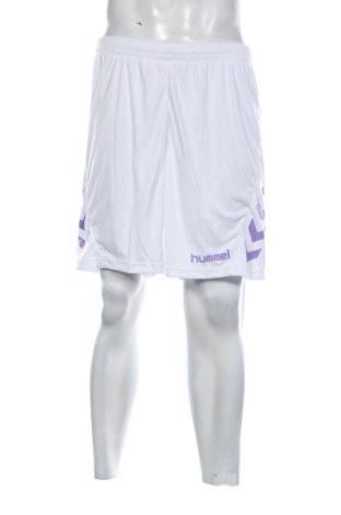 Ανδρικό κοντό παντελόνι Hummel, Μέγεθος L, Χρώμα Λευκό, Τιμή 12,99 €