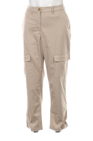 Męskie spodnie Bpc Bonprix Collection, Rozmiar L, Kolor Beżowy, Cena 106,81 zł