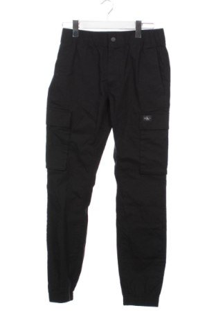 Pantaloni de bărbați Calvin Klein Jeans, Mărime S, Culoare Negru, Preț 185,99 Lei, #135847216