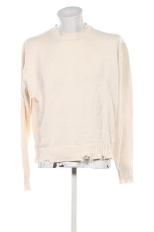 Мъжки пуловер Bershka, Размер L, Цвят Бежов, Цена 29,14 €