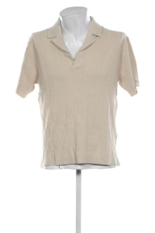 Męski sweter Calvin Klein, Rozmiar L, Kolor Beżowy, Cena 423,99 zł