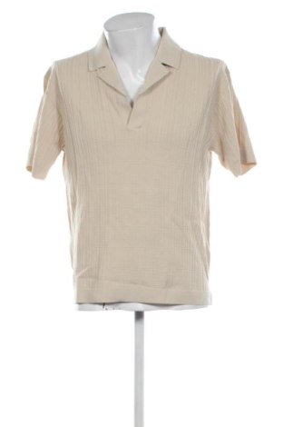 Pulover de bărbați Calvin Klein Jeans, Mărime L, Culoare Bej, Preț 307,99 Lei