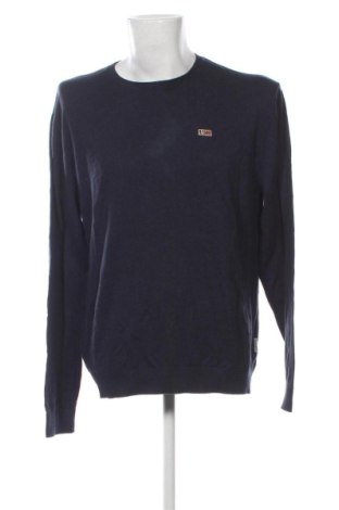 Pulover de bărbați Napapijri, Mărime XXL, Culoare Albastru, Preț 694,99 Lei