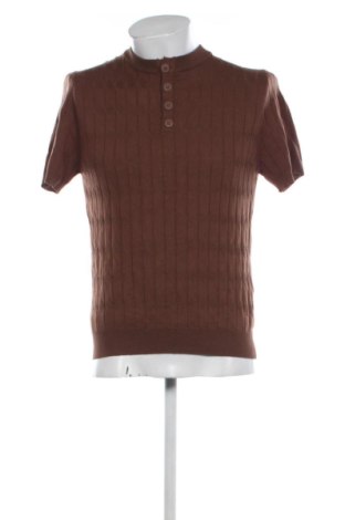 Ανδρικό πουλόβερ SHEIN, Μέγεθος M, Χρώμα Καφέ, Τιμή 18,00 €