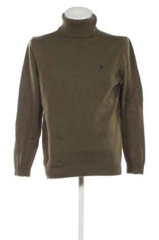 Ανδρικό πουλόβερ U.S. Polo Assn., Μέγεθος L, Χρώμα Πράσινο, Τιμή 32,00 €