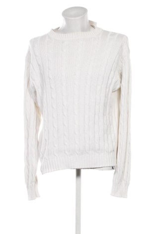 Pulover de bărbați United Colors Of Benetton, Mărime L, Culoare Alb, Preț 127,45 Lei