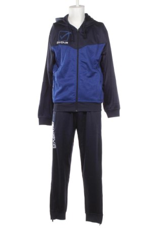 Ανδρικό αθλητικό σετ Givova, Μέγεθος L, Χρώμα Μπλέ, Τιμή 44,10 €