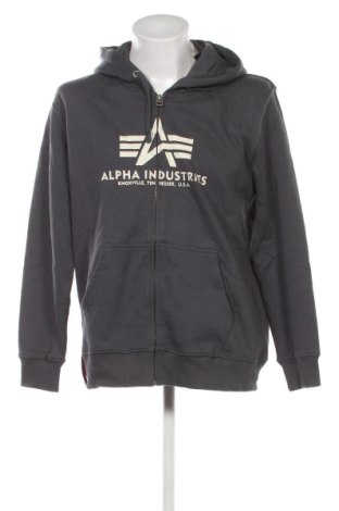 Ανδρικό φούτερ Alpha Industries, Μέγεθος XL, Χρώμα Γκρί, Τιμή 75,99 €