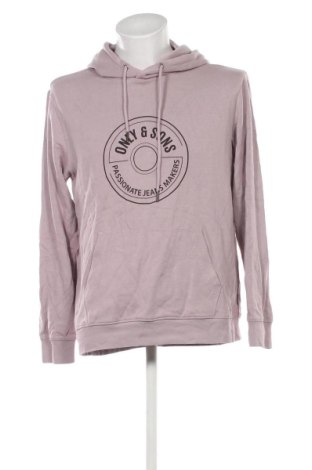 Ανδρικό φούτερ Only & Sons, Μέγεθος L, Χρώμα Σάπιο μήλο, Τιμή 11,99 €