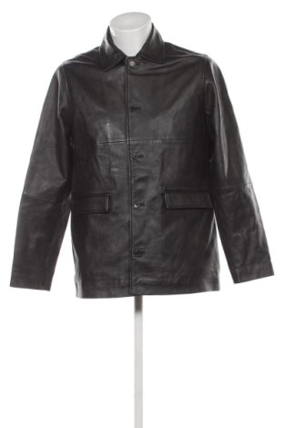 Férfi bőrdzseki Samsoe & Samsoe, Méret M, Szín Fekete, Ár 177 019 Ft