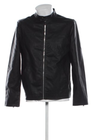 Ανδρικό δερμάτινο μπουφάν Unbranded, Μέγεθος XXL, Χρώμα Μαύρο, Τιμή 25,00 €