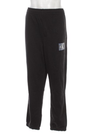Pantaloni trening de bărbați Calvin Klein Jeans, Mărime XL, Culoare Negru, Preț 415,85 Lei