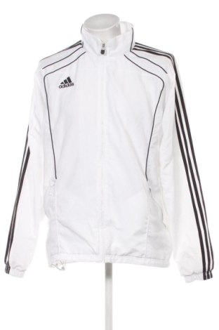 Ανδρική αθλητική ζακέτα Adidas, Μέγεθος L, Χρώμα Λευκό, Τιμή 23,99 €