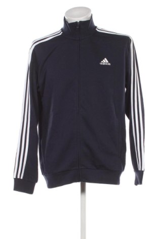 Ανδρική αθλητική ζακέτα Adidas, Μέγεθος L, Χρώμα Μπλέ, Τιμή 66,99 €