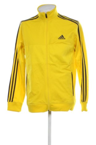 Ανδρική αθλητική ζακέτα Adidas, Μέγεθος L, Χρώμα Κίτρινο, Τιμή 25,00 €