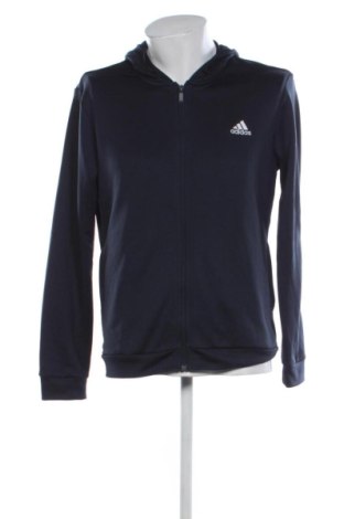 Ανδρική αθλητική ζακέτα Adidas, Μέγεθος XL, Χρώμα Μπλέ, Τιμή 23,99 €