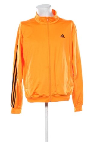 Ανδρική αθλητική ζακέτα Adidas, Μέγεθος L, Χρώμα Πορτοκαλί, Τιμή 40,07 €