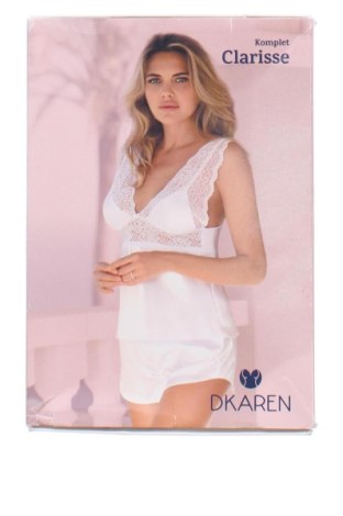 Πιτζάμες Dkaren, Μέγεθος L, Χρώμα Λευκό, Τιμή 75,99 €