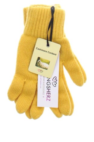 Handschuhe Zwillingsherz, Farbe Gelb, Preis € 20,99