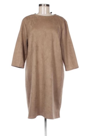 Φόρεμα Jean Pascale, Μέγεθος XL, Χρώμα  Μπέζ, Τιμή 20,00 €